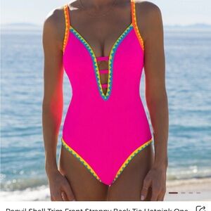 Women’s 1 piece swimsuit - bright and beautiful!